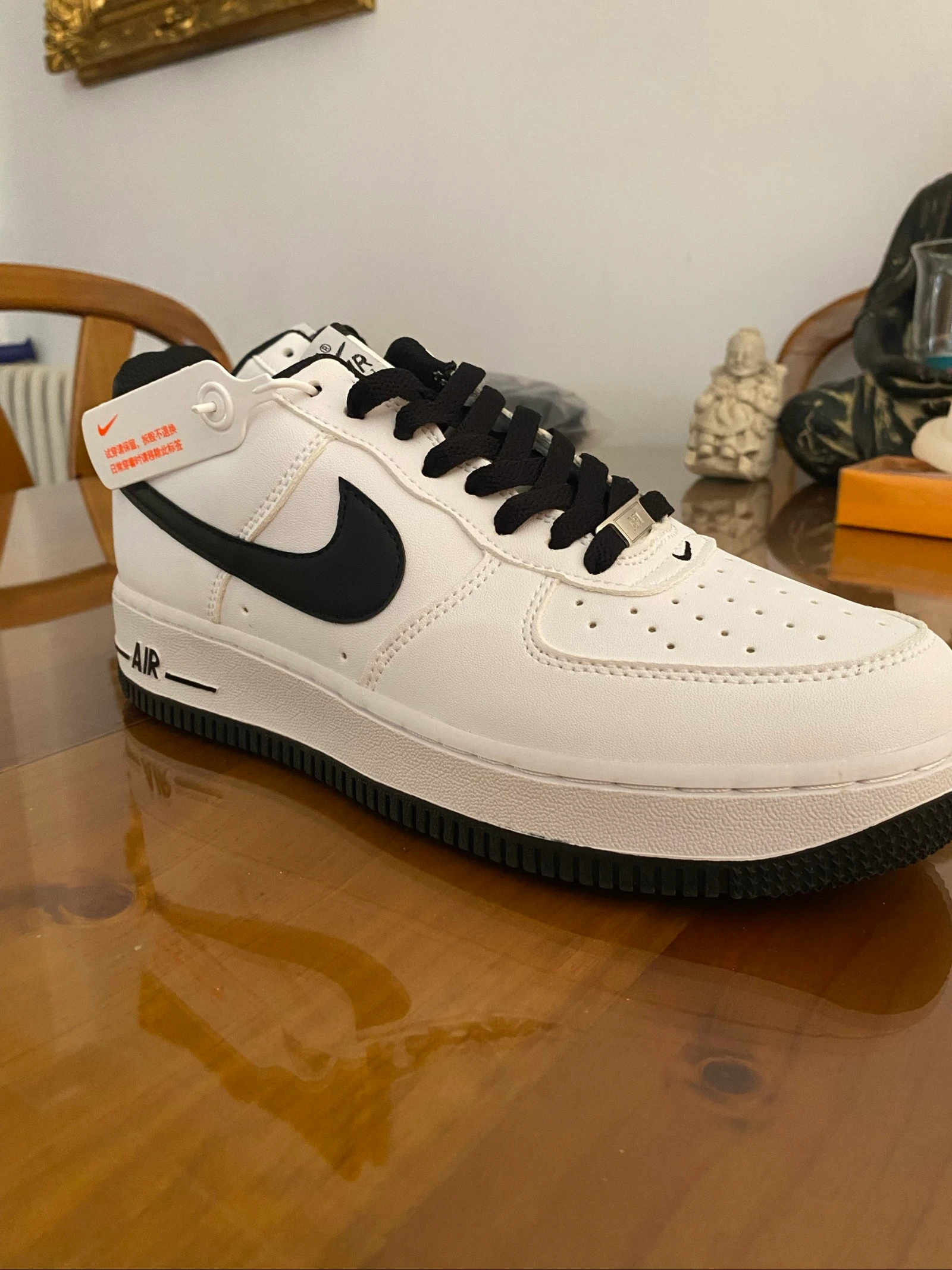 NIKE AIR FORCE 1 LOW “PANDA BLACK & WHITE” Size 41 🐼🖤✨ – photo 7